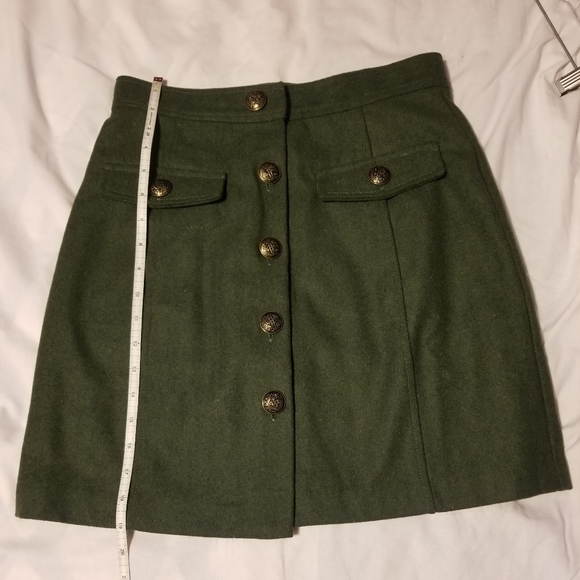 Modcloth Skrits Women's Olive Green Size 8 - Picture 5 of 7